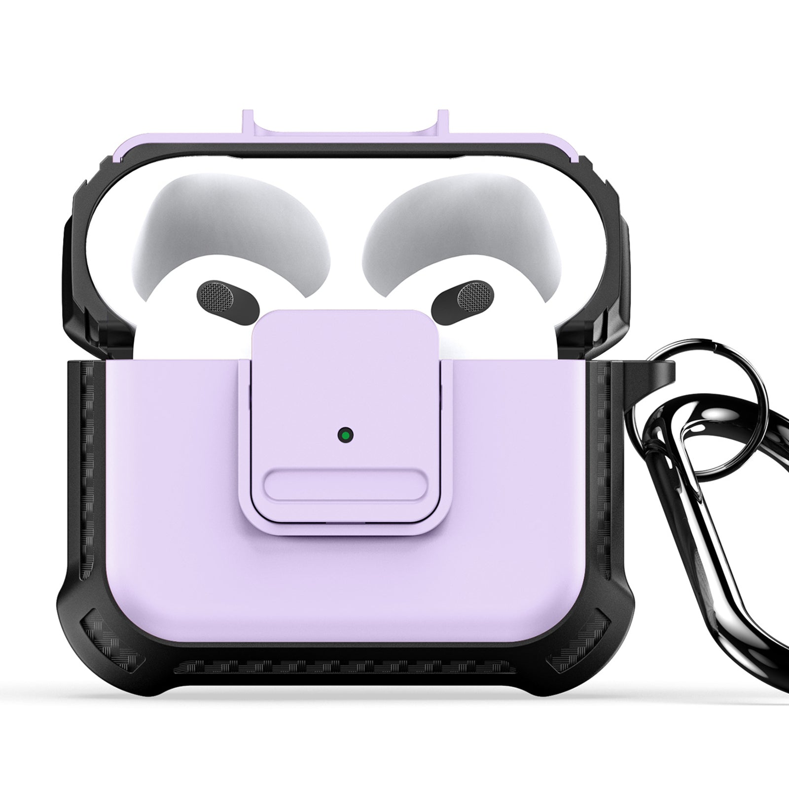 DUX DUCIS PECG Series for Apple AirPods 3 Protective Carrying Case Earbuds Cover with Keychain DUX DUCIS PECG Series for Apple AirPods 3 Protective Carrying Case Earbuds Cover with Keychain